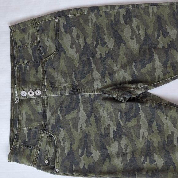 Nobo High Rise Sculpting Skinny Camo Jeans 19 Green Pockets - Picture 8 of 13